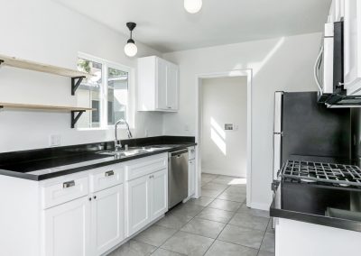 small kitchen checkers